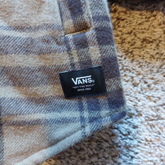 VANS Small oversized heavyweight dirt brown flannel - Picture 6 of 7